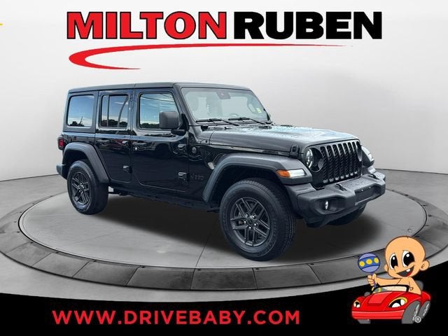 Black (Blk Clearcoat) 2024 Jeep Wrangler SUV / Crossover Four-Wheel Drive 8-Speed Automatic
