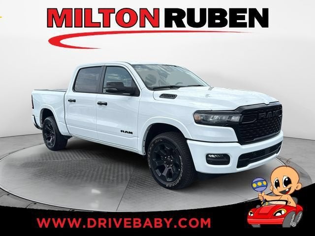 Bright White Clearcoat 2026 RAM 1500 Pickup Truck Four-Wheel Drive 8-Speed Automatic