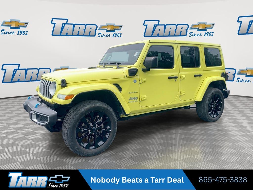 Yellow 2024 Jeep Wrangler 4xe SUV / Crossover Four-Wheel Drive Automatic
