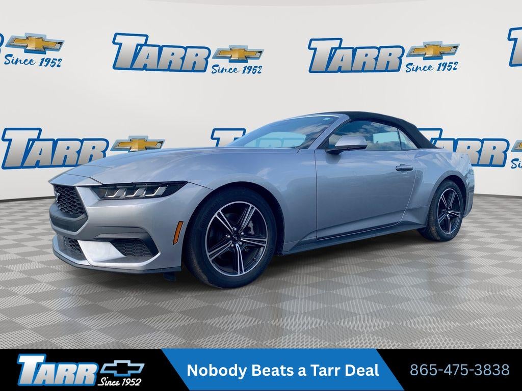 Iconic Silver M 2025 Ford Mustang Convertible Rear-Wheel Drive Automatic
