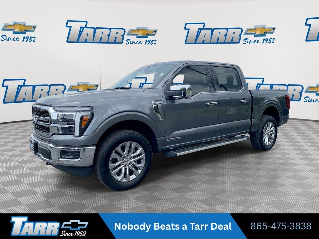 Carbonized Gray 2025 Ford F-150 Lariat SuperCrew 4WD Pickup Truck Four-Wheel Drive Automatic