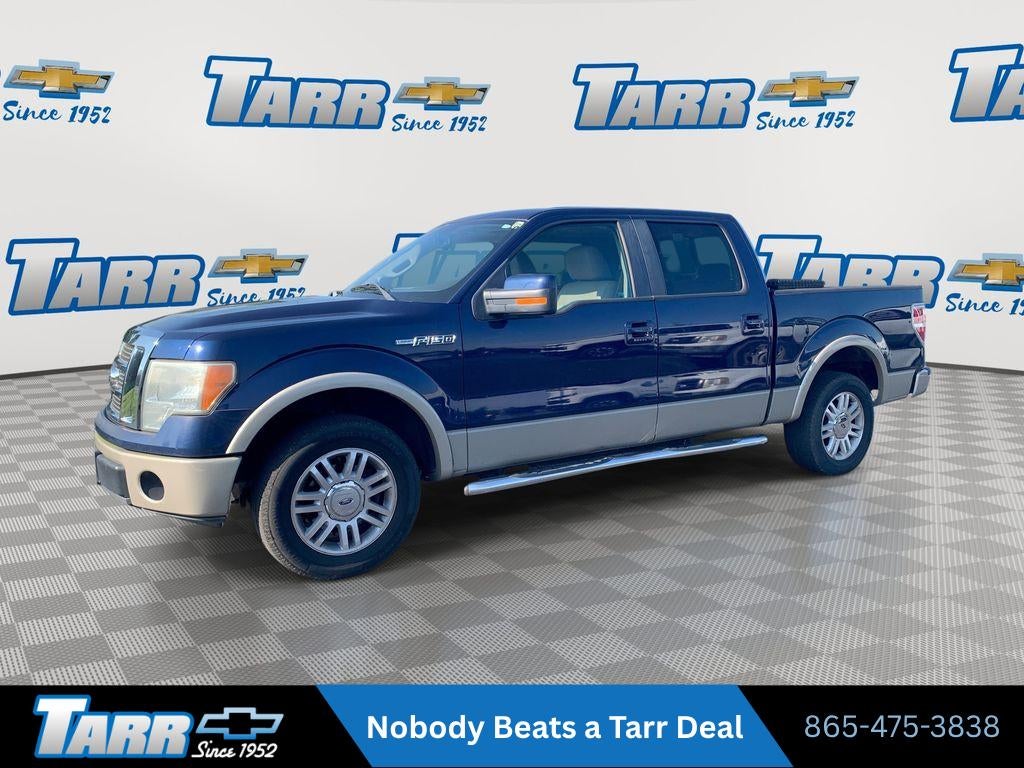 Blue 2009 Ford F-150 XL SuperCrew Pickup Truck 4X2 Automatic