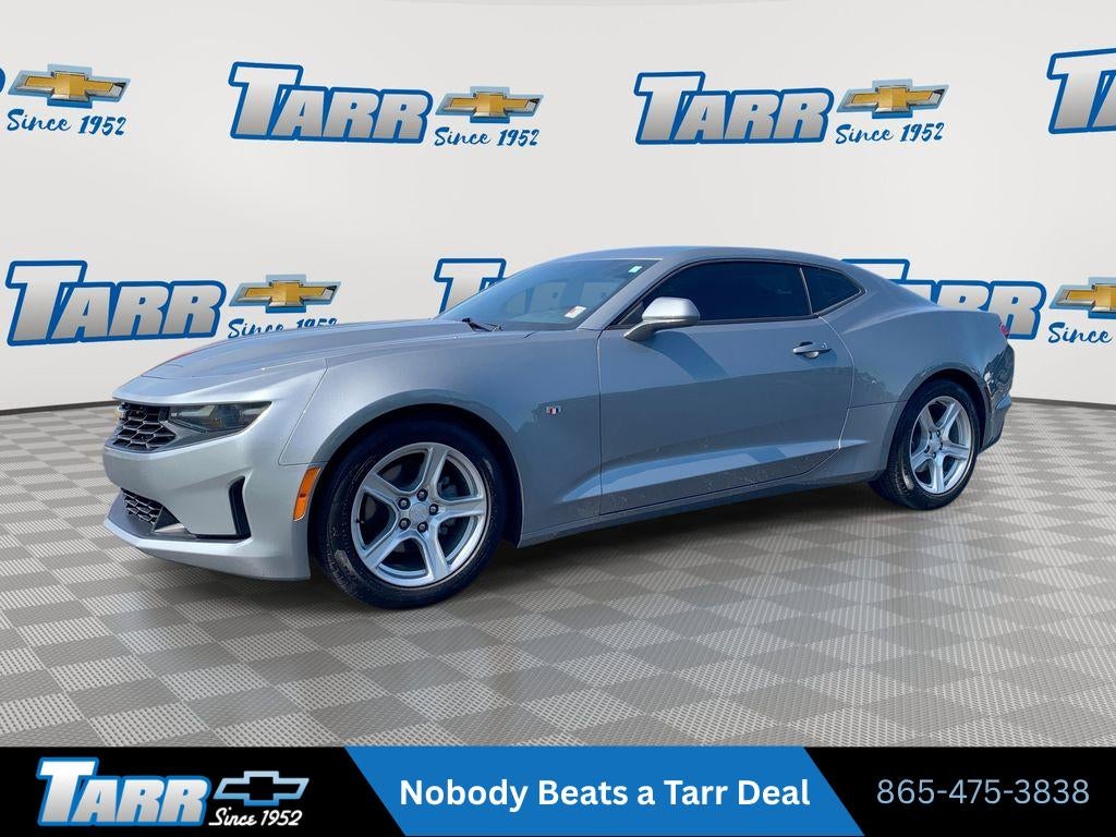Sharkskin Metallic 2023 Chevrolet Camaro Coupe Rear-Wheel Drive Automatic