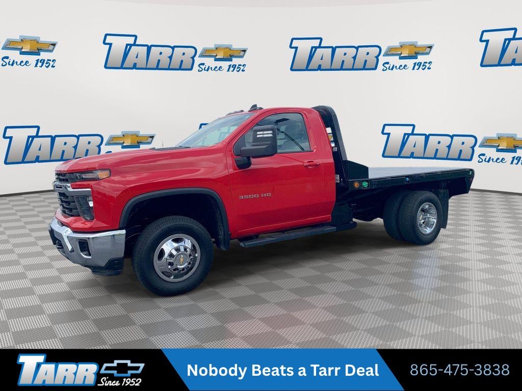 Red Hot 2025 Chevrolet Silverado 3500HD Chassis Pickup Truck Four-Wheel Drive Automatic