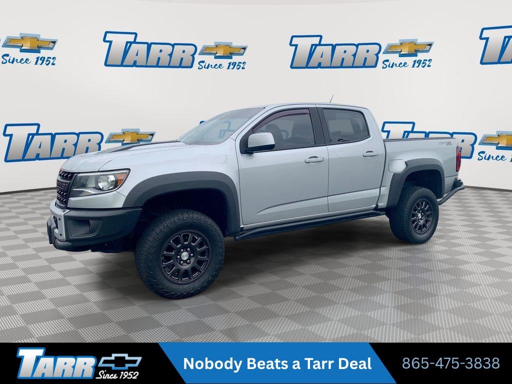 Silver Ice Metallic 2020 Chevrolet Colorado Pickup Truck Four-Wheel Drive Automatic