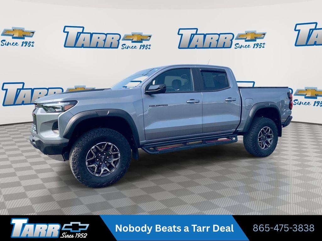 Sterling Gray Metallic 2024 Chevrolet Colorado Pickup Truck Four-Wheel Drive Automatic
