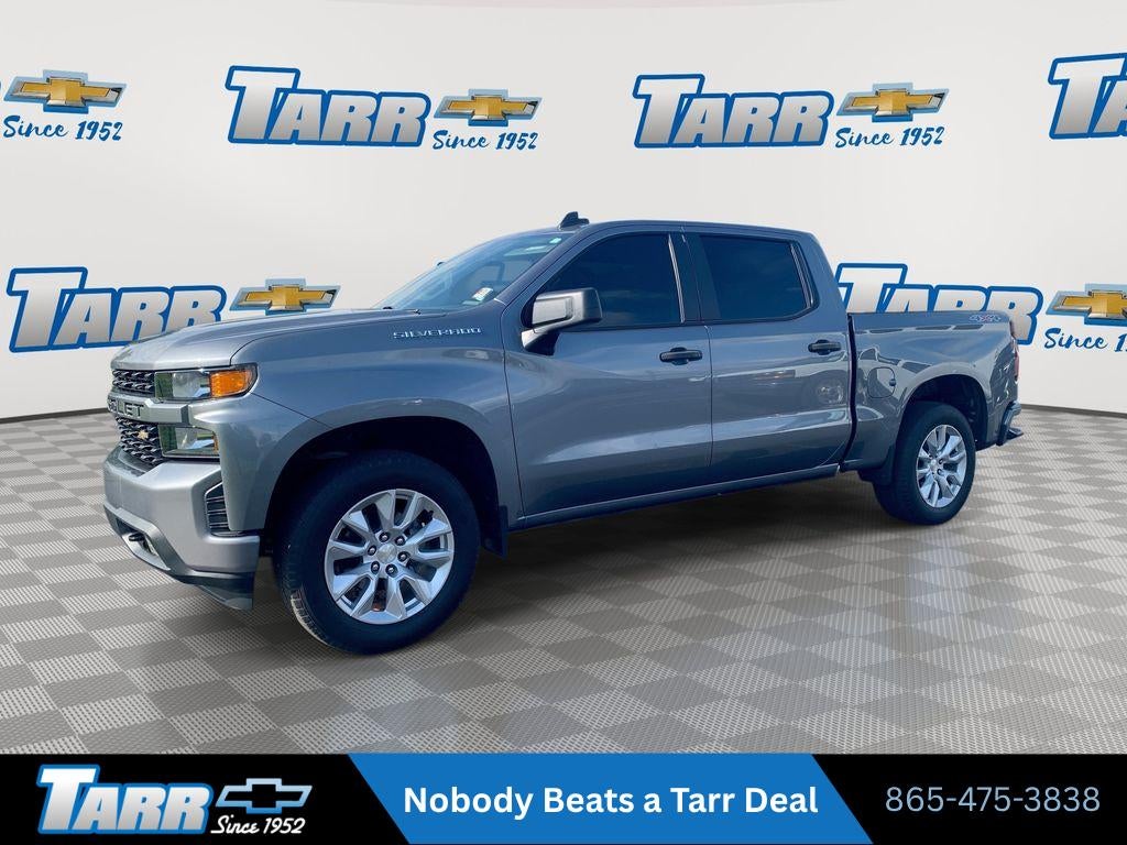 Gray (Satin Steel Metallic) 2022 Chevrolet Silverado 1500 Pickup Truck Four-Wheel Drive Automatic