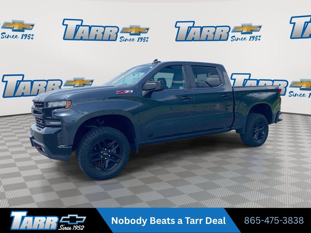 Shadow Gray Metallic 2021 Chevrolet Silverado 1500 Pickup Truck Four-Wheel Drive Automatic
