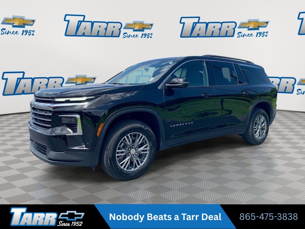 Mosaic Black Metallic 2025 Chevrolet Traverse SUV / Crossover Four-Wheel Drive Automatic