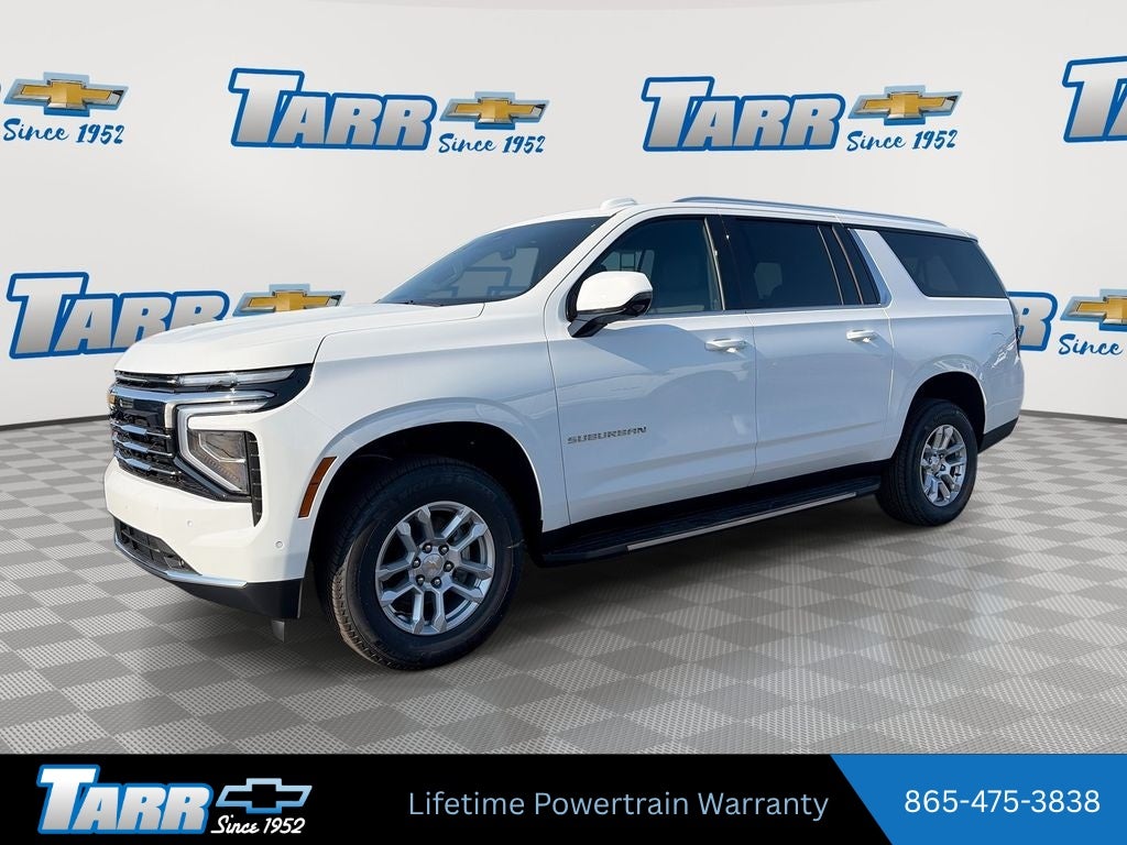 Summit White 2026 Chevrolet Suburban SUV / Crossover Four-Wheel Drive Automatic