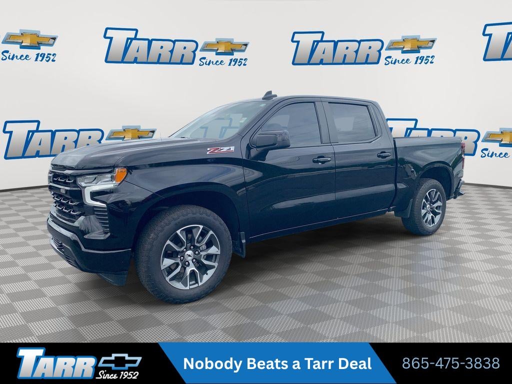 Black 2022 Chevrolet Silverado 1500 Pickup Truck Four-Wheel Drive Automatic
