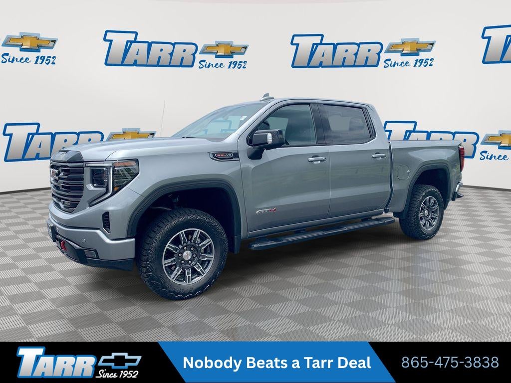 Sterling Metallic 2026 GMC Sierra 1500 AT4 Crew Cab 4WD Pickup Truck Four-Wheel Drive Automatic