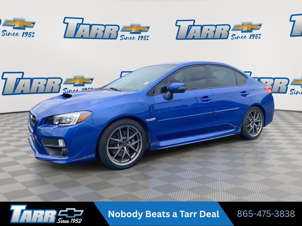 Wr Blue Pearl 2016 Subaru WRX STI Sedan All-Wheel Drive Manual