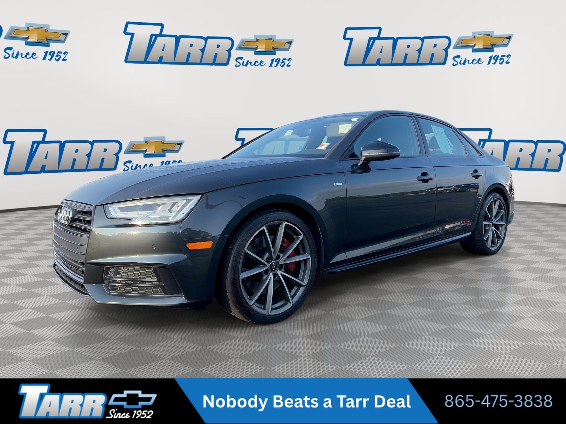 Manhattan Gray 2018 Audi A4 Sedan All-Wheel Drive Automatic