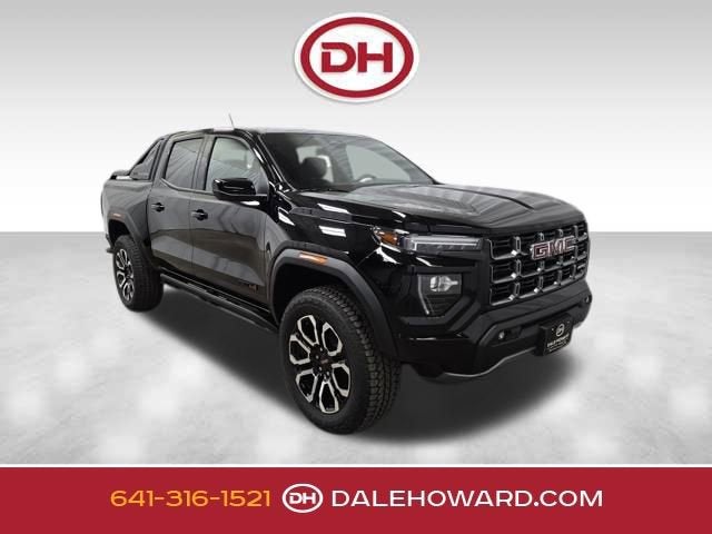 Onyx Black 2025 GMC Canyon AT4 Crew Cab 4WD Pickup Truck Four-Wheel Drive Automatic