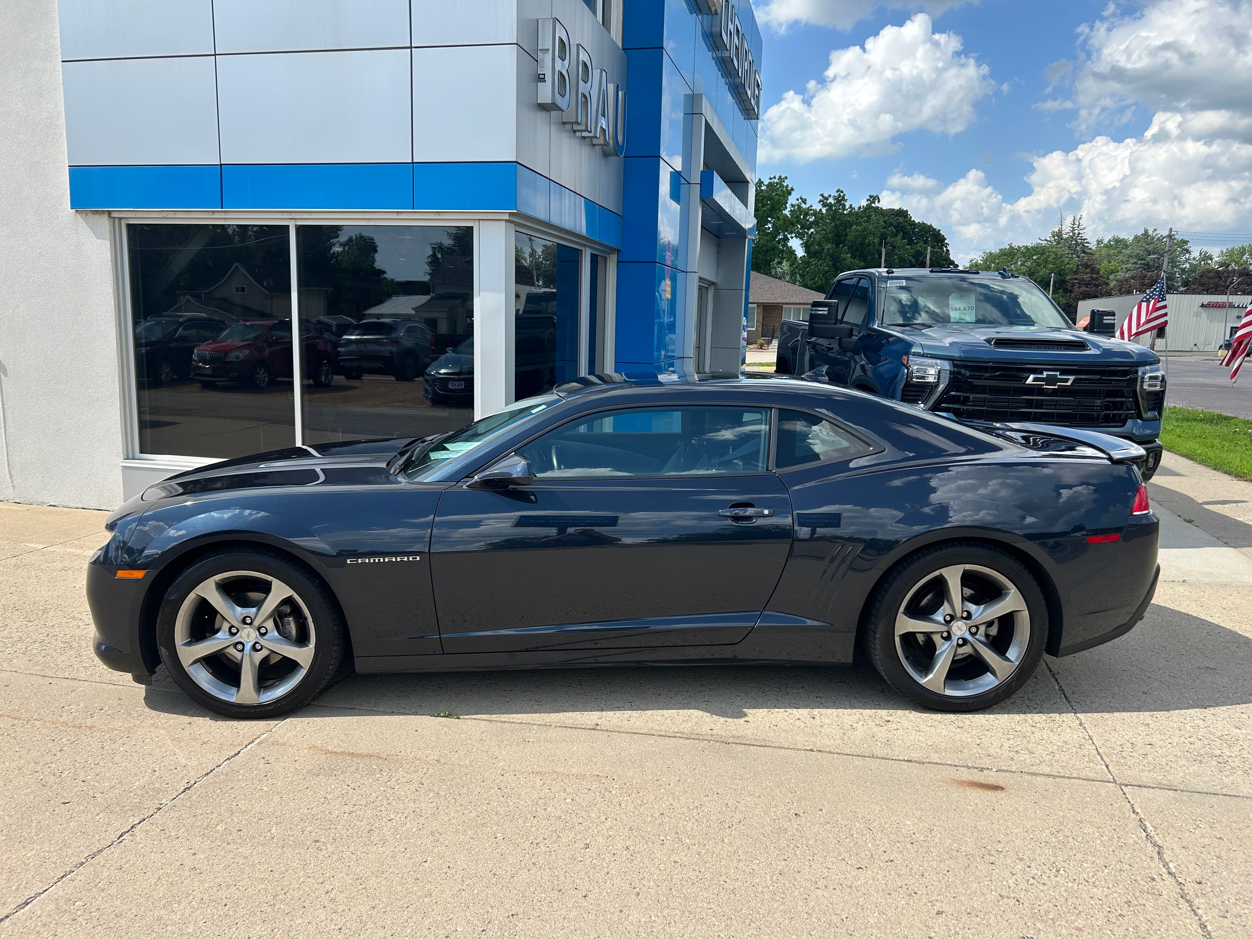 Blue Ray Metallic 2014 Chevrolet Camaro Coupe Rear-Wheel Drive Automatic