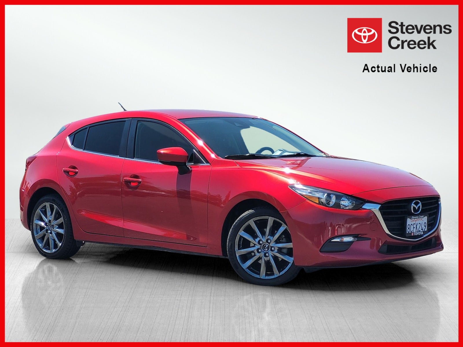 Soul Red Metallic 2018 Mazda MAZDA3 Hatchback Front-Wheel Drive 6-Speed Automatic