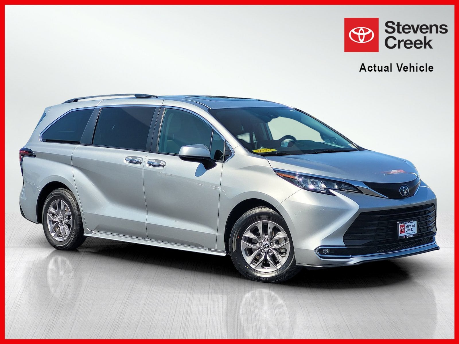 Celestial Silver Metallic 2023 Toyota Sienna Minivan All-Wheel Drive Continuously Variable Transmission