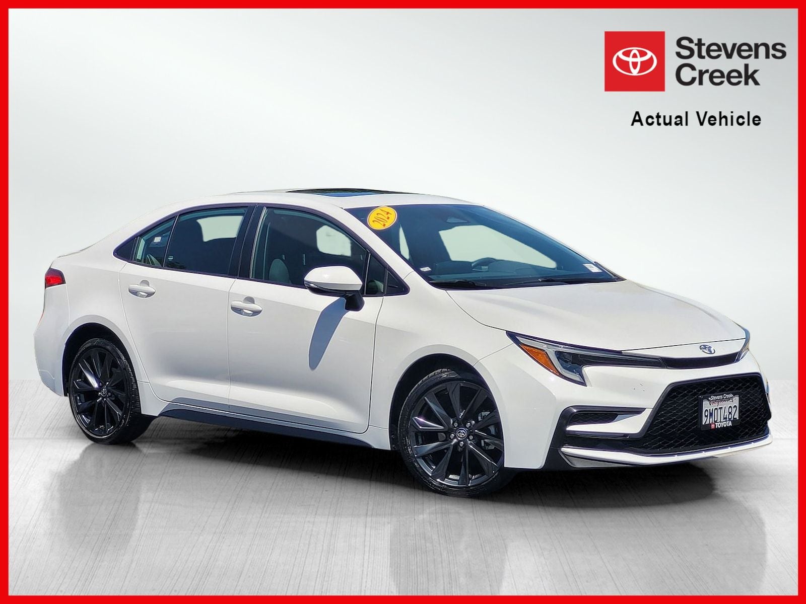 Ice Cap 2024 Toyota Corolla Sedan Front-Wheel Drive Continuously Variable Transmission