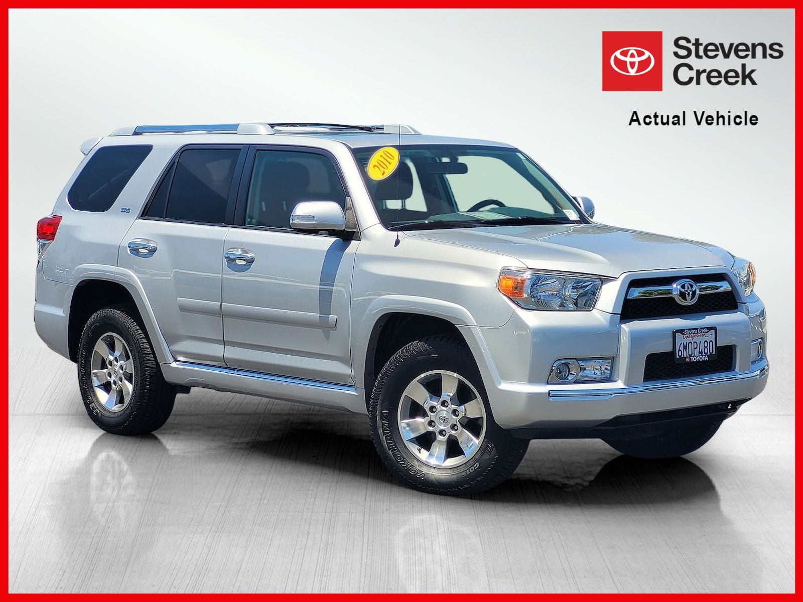 Classic Silver Metallic 2010 Toyota 4Runner SUV / Crossover  5-Speed Automatic Overdrive