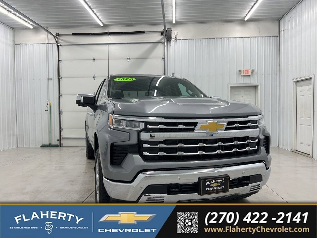 Sterling Gray Metallic 2026 Chevrolet Silverado 1500 Pickup Truck Four-Wheel Drive Automatic