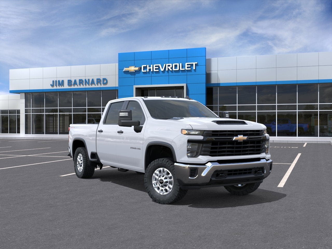 Summit White 2026 Chevrolet Silverado 2500HD Work Truck Crew Cab 4WD Pickup Truck Four-Wheel Drive Automatic