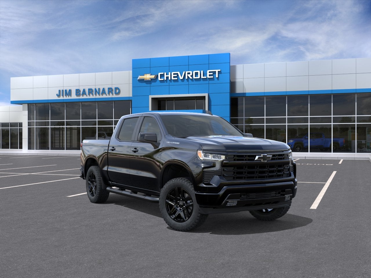 Black 2026 Chevrolet Silverado 1500 Pickup Truck Four-Wheel Drive Automatic