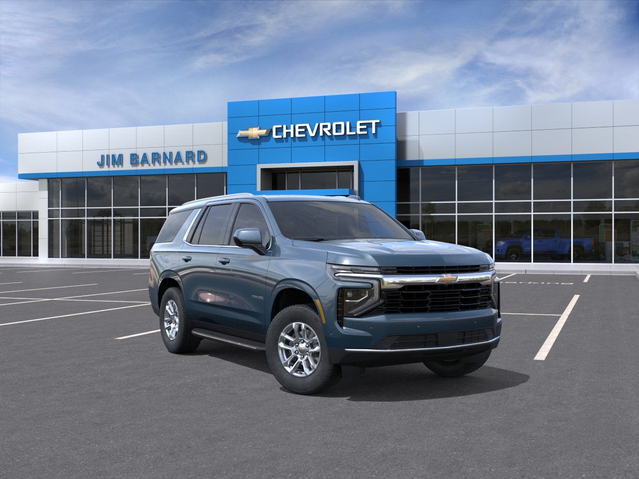 Lakeshore Blue Metallic 2026 Chevrolet Tahoe SUV / Crossover Four-Wheel Drive Automatic
