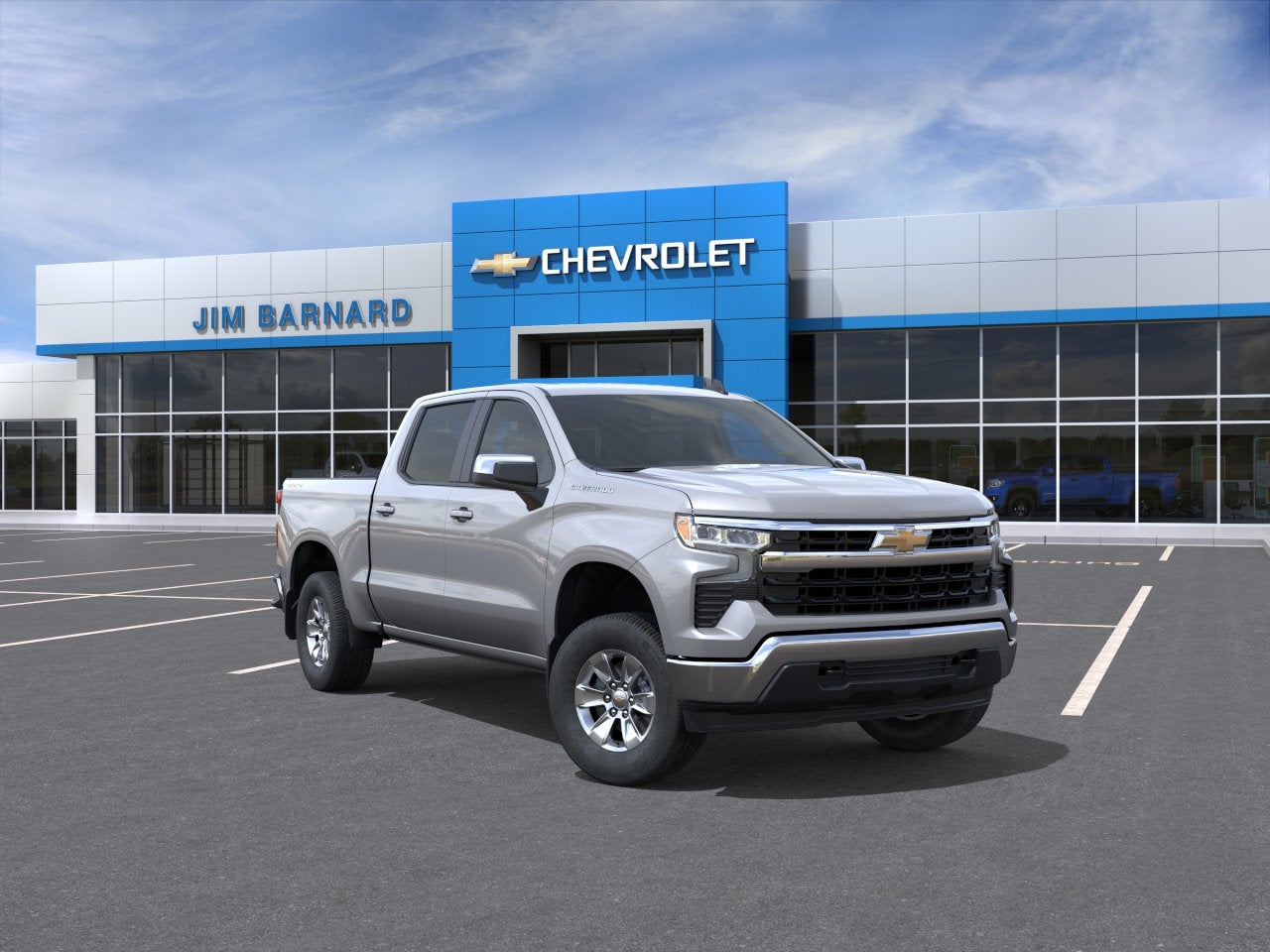 Sterling Gray Metallic 2026 Chevrolet Silverado 1500 Pickup Truck Four-Wheel Drive Automatic