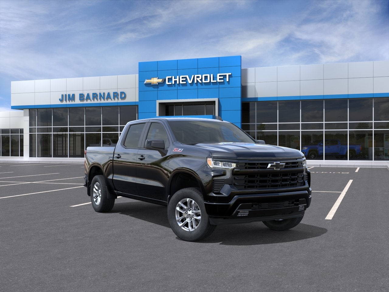 Black 2026 Chevrolet Silverado 1500 Pickup Truck Four-Wheel Drive Automatic