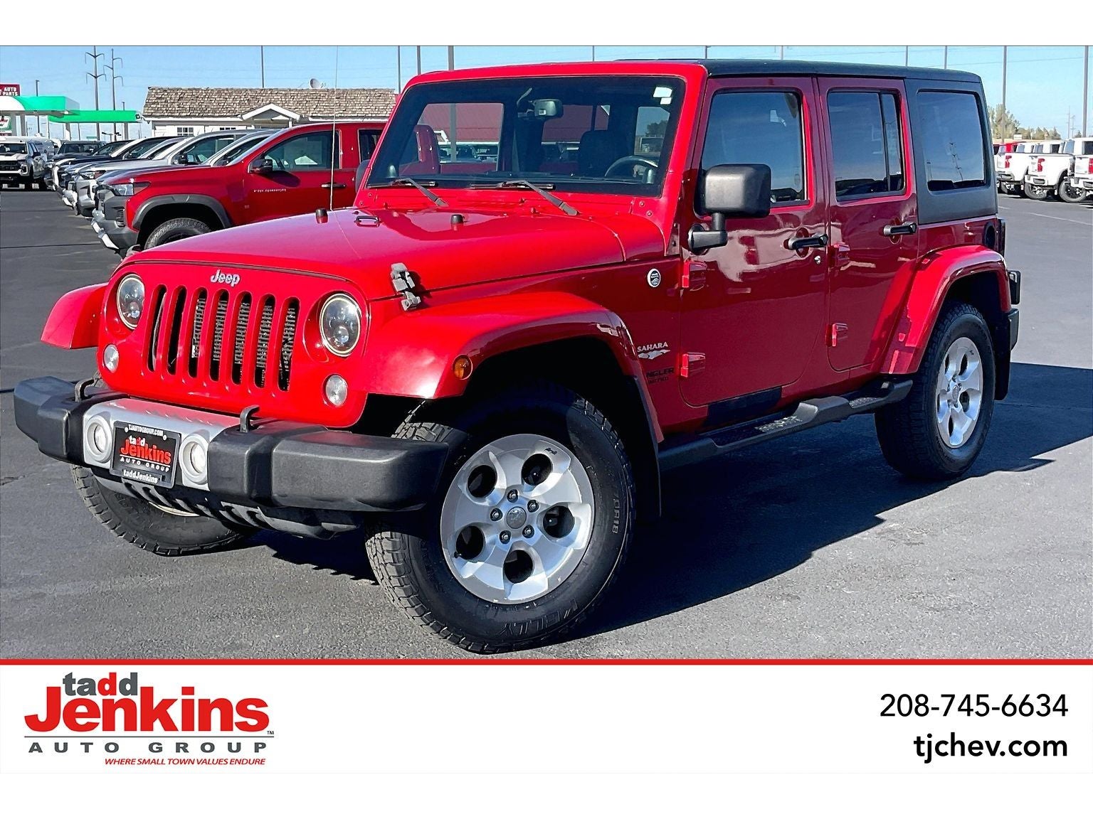 Red 2014 Jeep Wrangler SUV / Crossover Four-Wheel Drive 