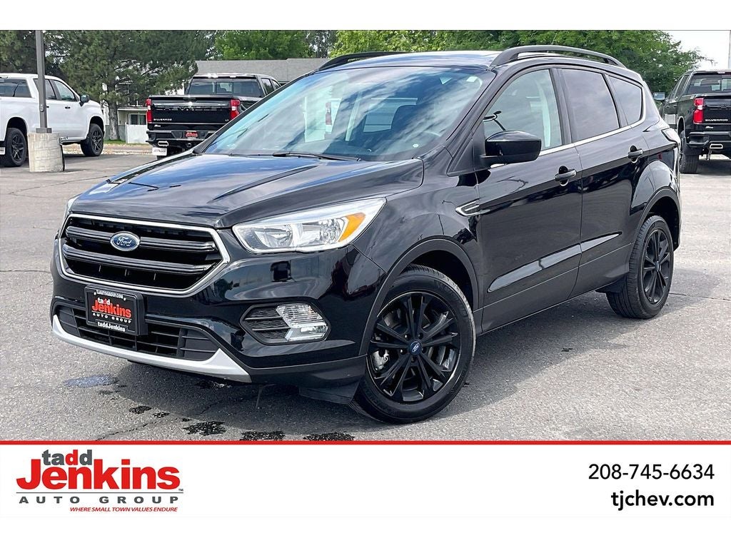 Black 2018 Ford Escape SUV / Crossover All-Wheel Drive Automatic