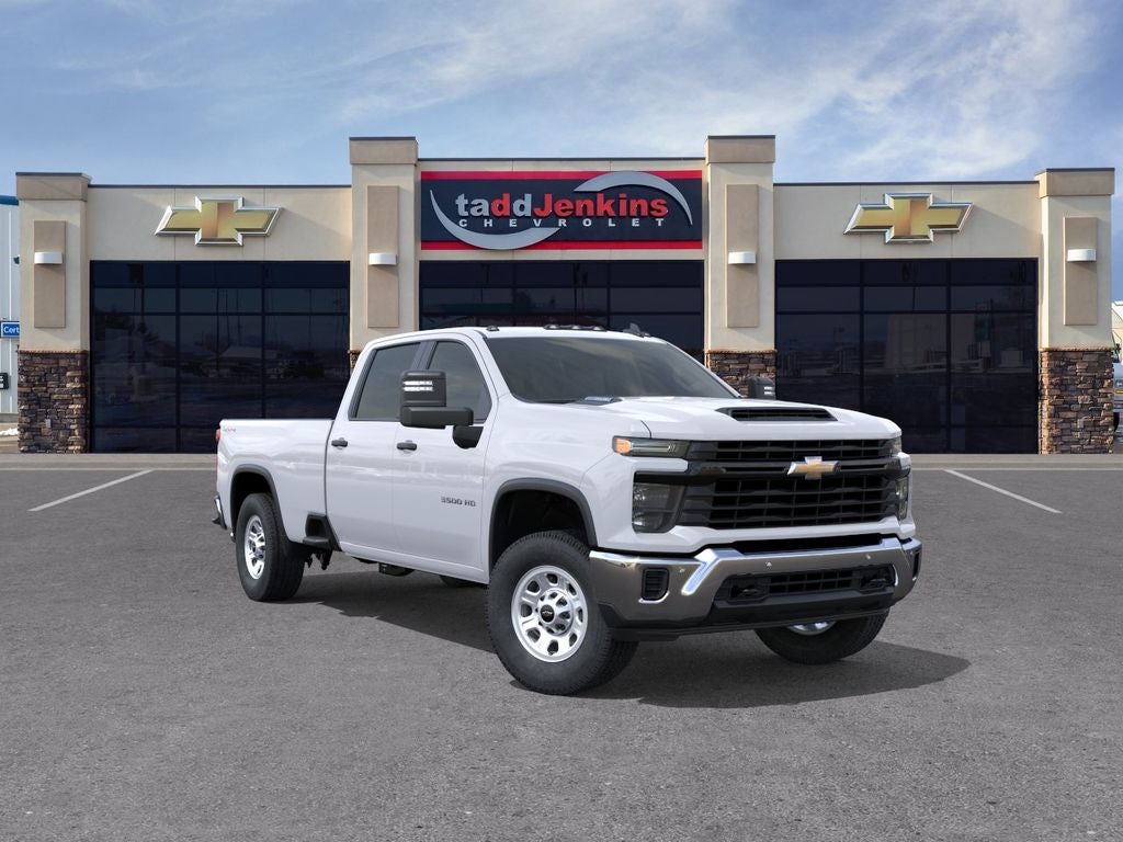 Summit White 2026 Chevrolet Silverado 3500HD Pickup Truck Four-Wheel Drive Automatic