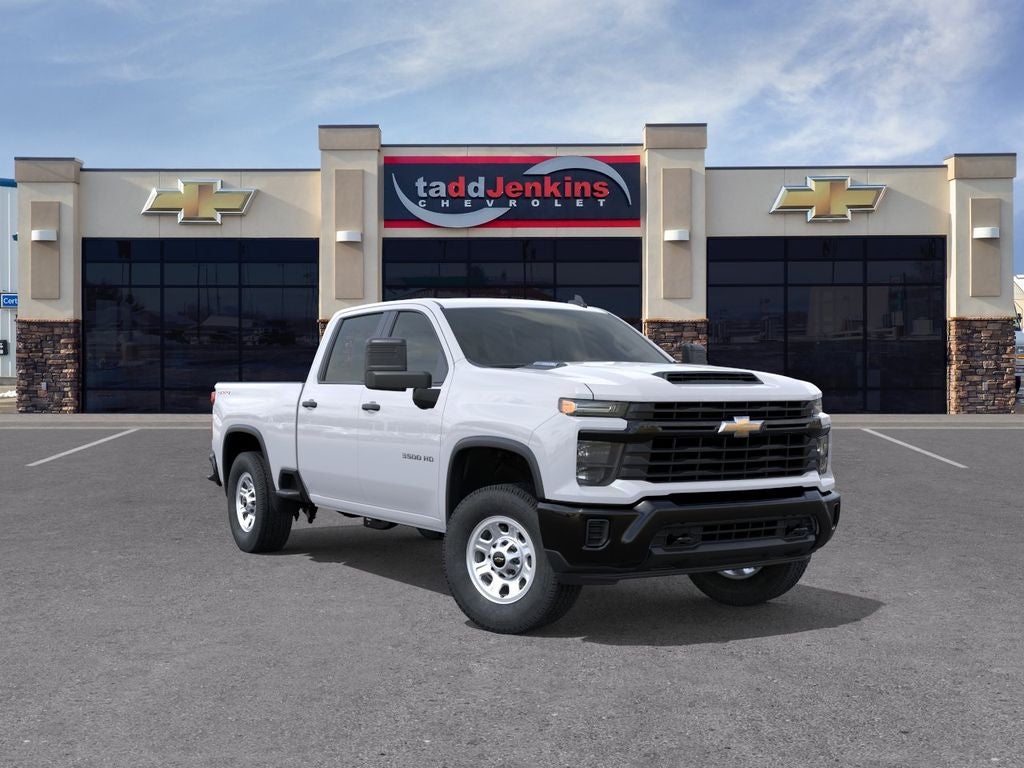 Summit White 2026 Chevrolet Silverado 3500HD Pickup Truck Four-Wheel Drive Automatic
