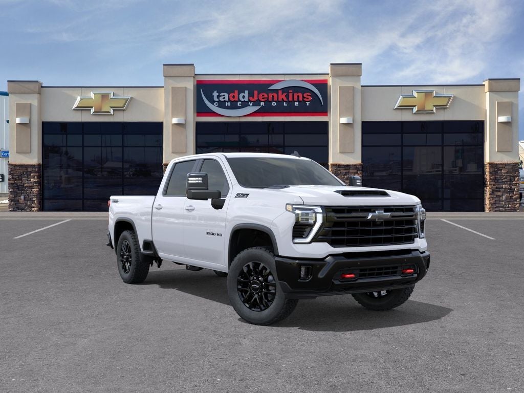 Summit White 2026 Chevrolet Silverado 3500HD Pickup Truck Four-Wheel Drive Automatic