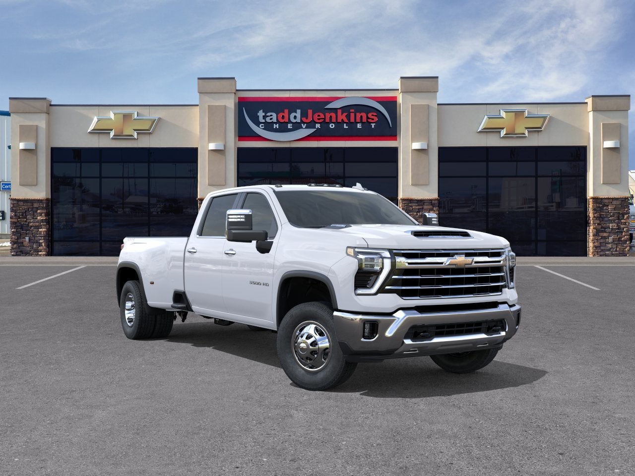 Summit White 2026 Chevrolet Silverado 3500HD Pickup Truck Four-Wheel Drive Automatic