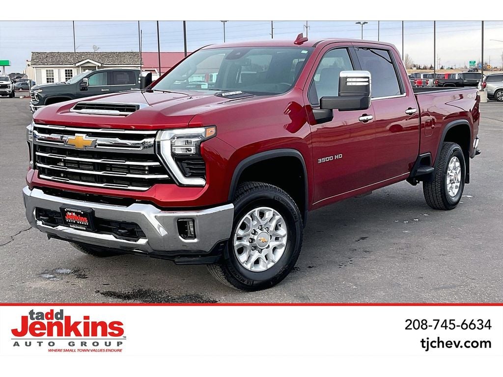 Radiant Red Tintcoat 2025 Chevrolet Silverado 3500HD Pickup Truck Four-Wheel Drive Automatic