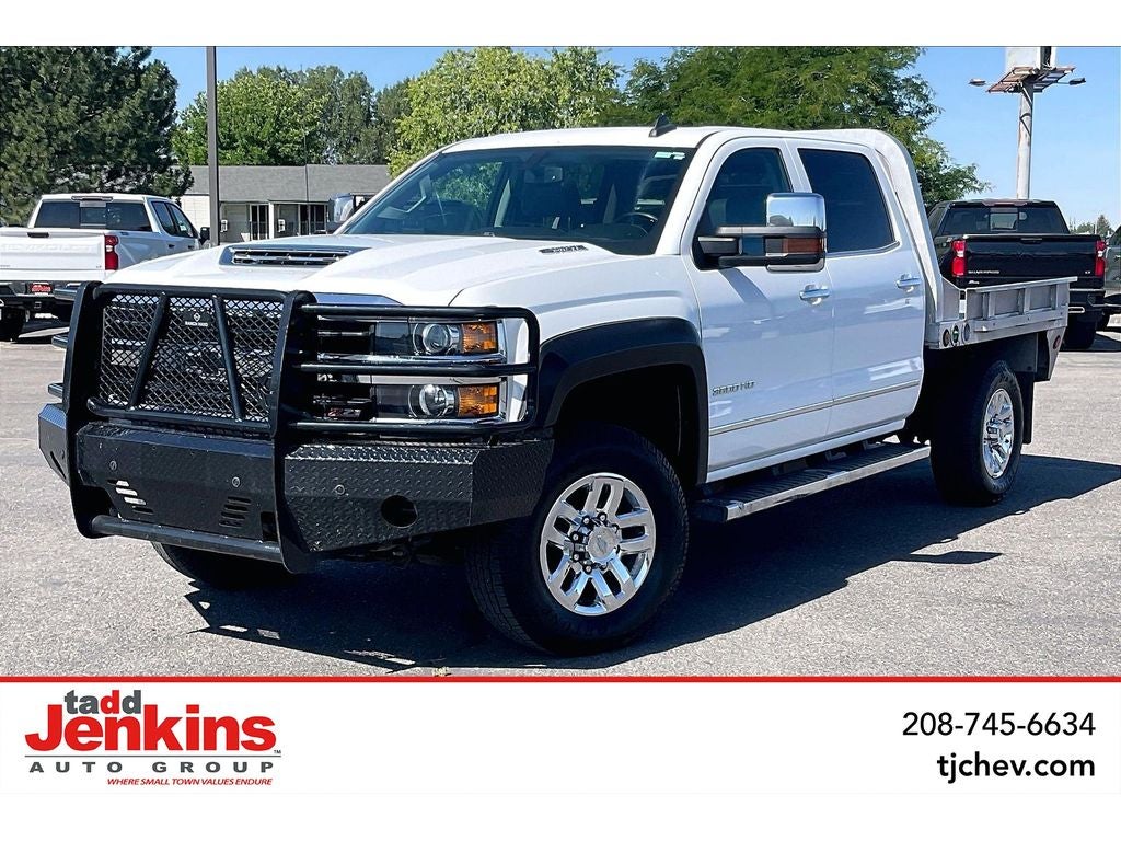 Summit White 2019 Chevrolet Silverado 3500HD Pickup Truck Four-Wheel Drive Automatic