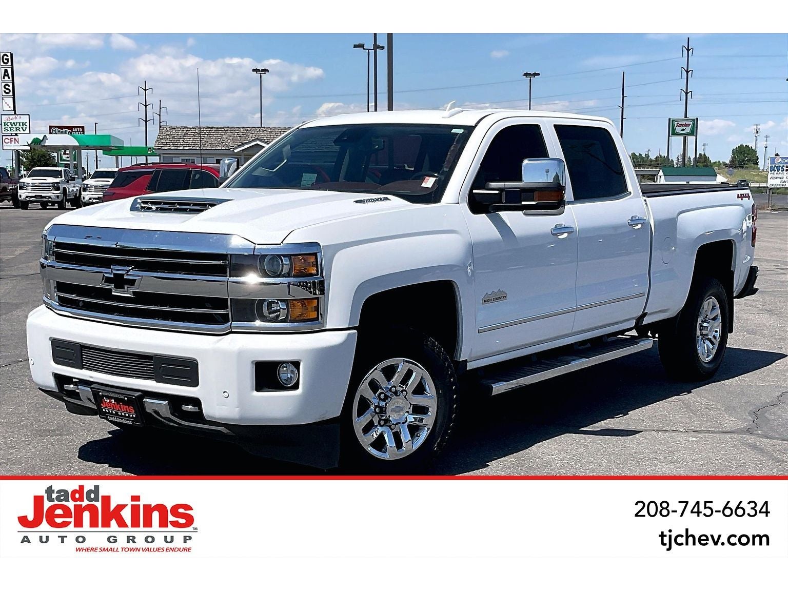 Summit White 2019 Chevrolet Silverado 3500HD Pickup Truck Four-Wheel Drive Automatic