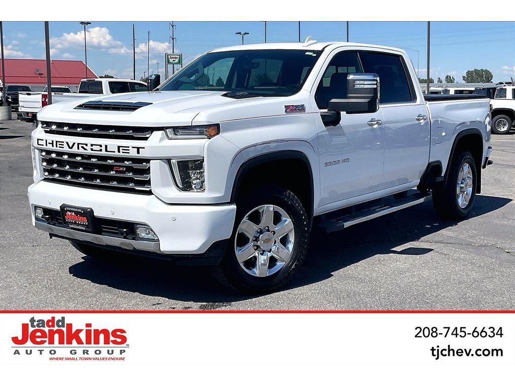 Summit White 2021 Chevrolet Silverado 3500HD Pickup Truck Four-Wheel Drive Automatic