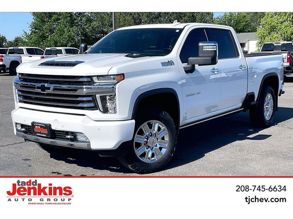 Summit White 2023 Chevrolet Silverado 3500HD Pickup Truck Four-Wheel Drive Automatic