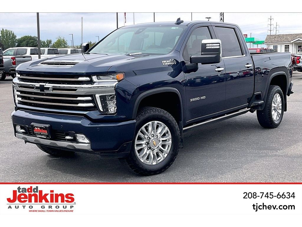 Northsky Blue Metallic 2023 Chevrolet Silverado 3500HD Pickup Truck Four-Wheel Drive Automatic
