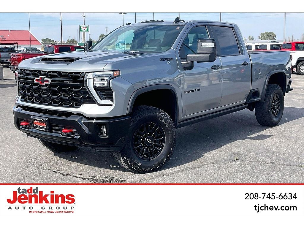 Sterling Gray Metallic 2024 Chevrolet Silverado 2500HD Pickup Truck Four-Wheel Drive Automatic