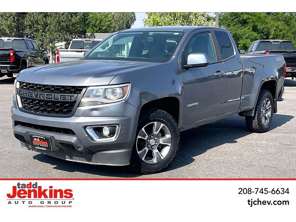 Gray (Satin Steel Metallic) 2020 Chevrolet Colorado Pickup Truck Four-Wheel Drive Automatic