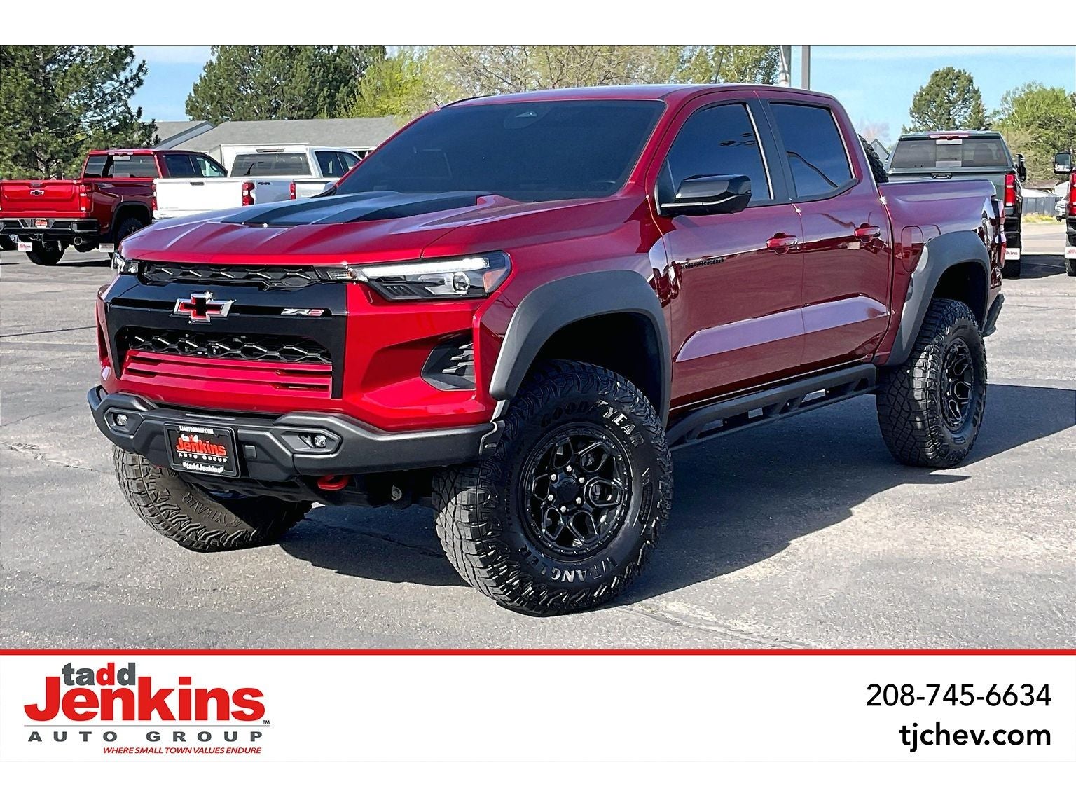 Radiant Red Tintcoat 2024 Chevrolet Colorado Pickup Truck Four-Wheel Drive Automatic
