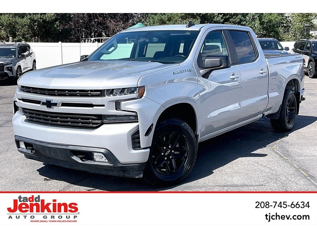 Silver Ice Metallic 2019 Chevrolet Silverado 1500 Pickup Truck Four-Wheel Drive Automatic