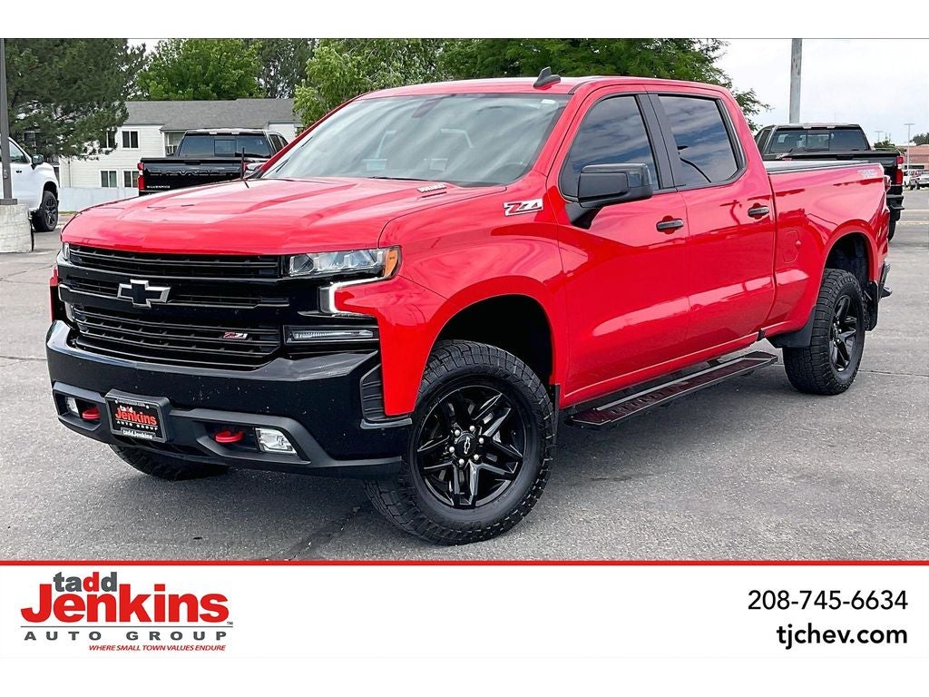 Red Hot 2022 Chevrolet Silverado 1500 Pickup Truck Four-Wheel Drive Automatic
