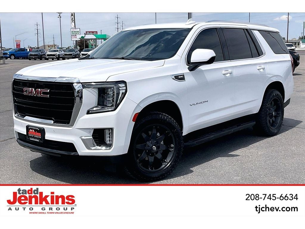 Summit White 2022 GMC Yukon SUV / Crossover Four-Wheel Drive Automatic