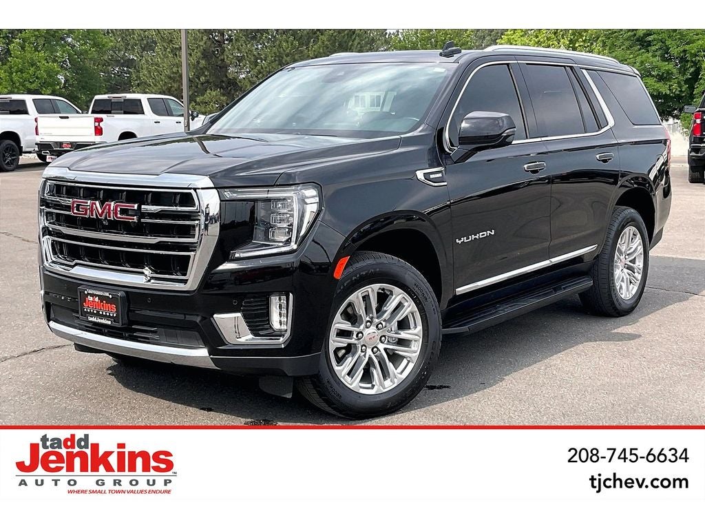 Onyx Black 2023 GMC Yukon SUV / Crossover Four-Wheel Drive Automatic