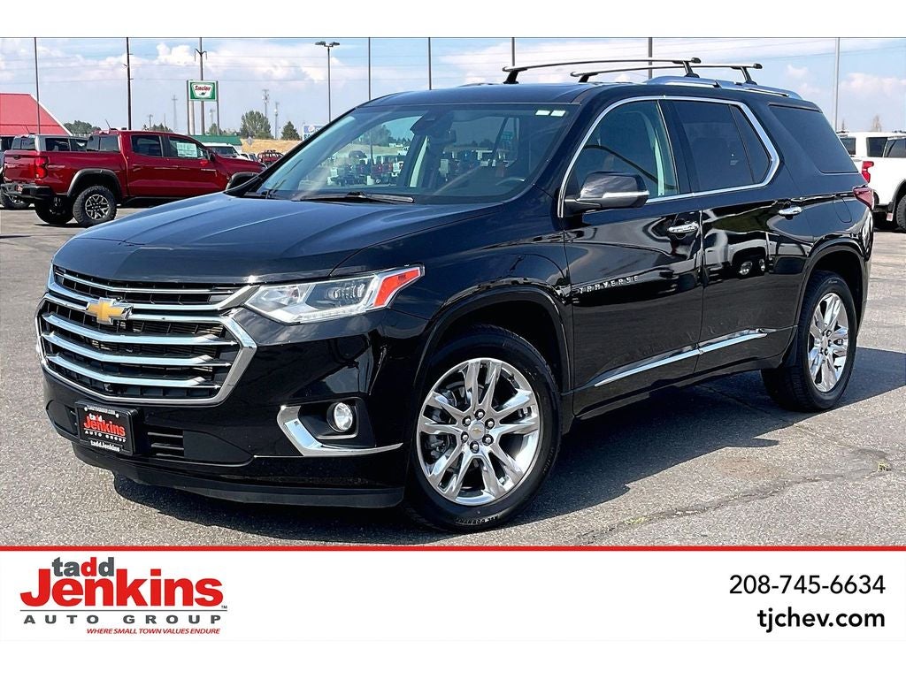 Mosaic Black Metallic 2021 Chevrolet Traverse SUV / Crossover Four-Wheel Drive Automatic